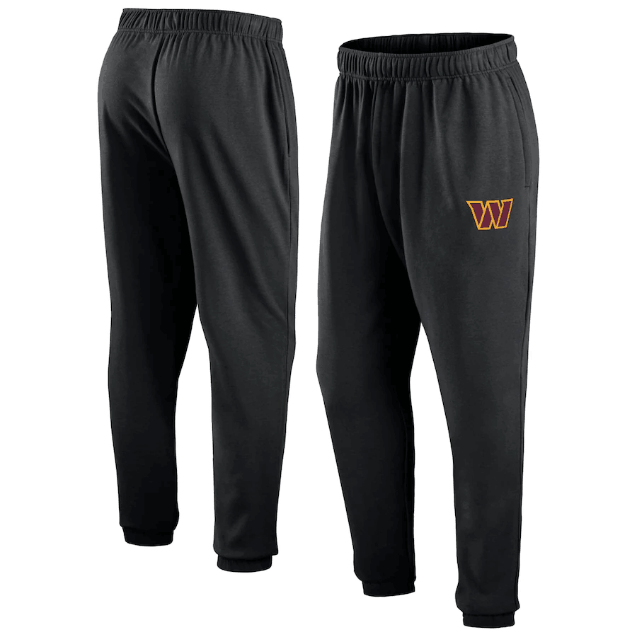 Men's Washington Commanders Black From Tracking Sweatpants Men's Washington Commanders Black From Tracking Sweatpants